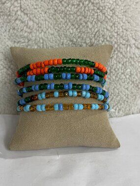 Colorful Multi Strand Wrap Bracelet